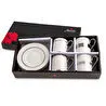 Jumbo Luces Platin 4 Kişilik Kahve Fincan Takımı