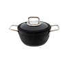 Jumbo Dublin Black İndüksiyon Tabanlı Derin Tencere 20 cm