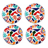 Jumbo Amorphe 4'lü Pasta Tabağı 20 cm
