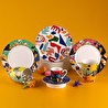 Jumbo Amorphe 4'lü Pasta Tabağı 20 cm