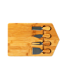 Flying Tiger Copenhagen 4'lü Bambu Peynir Dilimleme Bıçağı ve Servis Seti