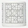 Flying Tiger Copenhagen Sudoku Desenli Beyaz Tuvalet Kağıdı