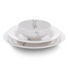 Jumbo Efect Platin 60 Parça 12 Kişilik Platin Yemek Takımı