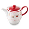 Jumbo New Year Janus Teapot ve 2'li Bardak Seti