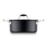 Jumbo New Moment Diamond İndüksiyon Tabanlı Siyah Derin Tencere 24 cm