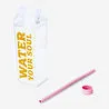 Flying Tiger Copenhagen Pipetli Şeffaf Süt Kutusu 500 ml