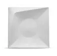 Jumbo Fold Platin 58 Parça 12 Kişilik Kare Yemek Takımı