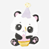 Flying Tiger Copenhagen 16'lı Beyaz Panda Şeklinde Kağıt Peçete