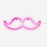 Flying Tiger Copenhagen Bıyık Şeklinde Pembe Neon Lamba