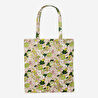 Flying Tiger Copenhagen Yeşil Çiçek Desenli Bez Çanta