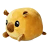 Flying Tiger Copenhagen Sarı Yuvarlak Şekilli Kapibara Peluş Oyuncak