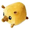 Flying Tiger Copenhagen Sarı Yuvarlak Şekilli Kapibara Peluş Oyuncak