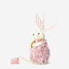 Flying Tiger Copenhagen Uzun Bacaklı Dekoratif Pembe Tavşan 15 cm