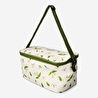 Flying Tiger Copenhagen Kiraz Çiçeği Desenli Bej Soğutucu Çanta