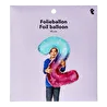 Flying Tiger Copenhagen Pembe Mavi Parlak 2 Numaralı Folyo Balon