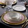 Jumbo Navy 24 Parça 6 Kişilik Yemek Takımı Pink