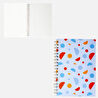 Flying Tiger Copenhagen Geometrik Desenli Spiralli Kareli B5 Defter