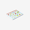 Flying Tiger Copenhagen Kabartma Desenli Mavi A5 Defter