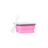 Flying Tiger Copenhagen Pembe Katlanabilir Silikon Beslenme Kabı