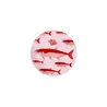 Flying Tiger Copenhagen Pembe Balık Desenli Seramik Tabak