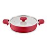 Jumbo Swiss Crystal Red 7 Parça İndüksiyon Tabanlı Tencere Seti