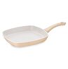 Jumbo Swiss Crystal Dark Cream İndüksiyon Tabanlı Grill Tava 28 cm