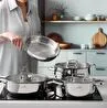 Jumbo Swiss Crystal Light Grey Tava 24 cm