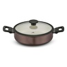 Jumbo Toledo Swiss Crystal Brown İndüksiyon Tabanlı Tencere Seti 7 Parça