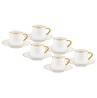 Jumbo Valetta Gold 6 Kişilik Fincan Takımı