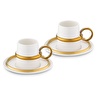 Jumbo Bond Gold 2 Kişilik Kahve Fincan Takımı