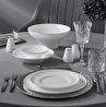 Jumbo Laurel Platin 55 Parça 12 Kişilik Yemek Takımı