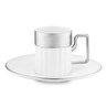 Jumbo Sorin-200 Platin 6 Kişilik Kahve Fincan Takımı
