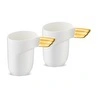 Jumbo Goddess 2 Kişilik Espresso Fincan Seti Gold