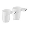 Jumbo Goddess 2 Kişilik Espresso Fincan Seti Platin