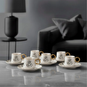 Jumbo Grace Gold 6 Kişilik Kahve Fincan Takımı