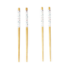 Flying Tiger Copenhagen 4 Çift Desenli Bambu Chopstick