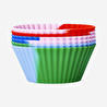 Flying Tiger Copenhagen 6'lı Çok Renkli Silikon Muffin Kapları