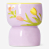 Flying Tiger Copenhagen Pembe Çiçek Detaylı Tealight Mumluk