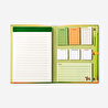 Flying Tiger Copenhagen Yeşil Yaprak Desenli Kalemli Defter