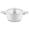 Jumbo Swiss Crystal 6 Parça Light Grey Midi Tencere Seti