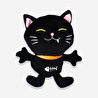 Flying Tiger Copenhagen Kara Kedi Şeklinde Evcil Hayvan Oyuncağı