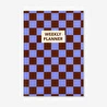 Flying Tiger Copenhagen Bordo Mavi Kareli Haftalık Planlayıcı B5 Defter