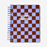 Flying Tiger Copenhagen Bordo Kareli Çalışma Planlayıcı Defter