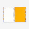 Flying Tiger Copenhagen Bej Çiçekli Çalışma Planlayıcı Defter