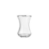 Jumbo Ribbon Platin Ince Belli 6'li Cay Bardak