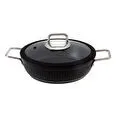 Jumbo Dublin Black İndüksiyon Tabanlı Basık Tencere 26 cm