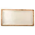 Jumbo Creme Ahşap Tepsi Dikdörtgen 38|5x15 cm