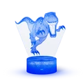 Flying Tiger Copenhagen 3D Dinazor Renk Değiştiren Lambası