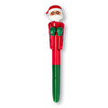 Flying Tiger Copenhagen Yeşil Kırmızı Noel Babalı Kalem 17,2 cm