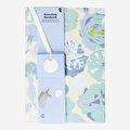 Flying Tiger Copenhagen Mavi Çiçek Desenli ve Kokulu Ayraçlı Defter